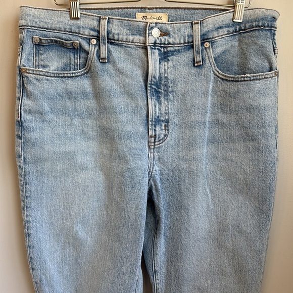 Madewell The Perfect Vintage Crop Jean in Sudbury Wash SZ 32 - Picture 7 of 9